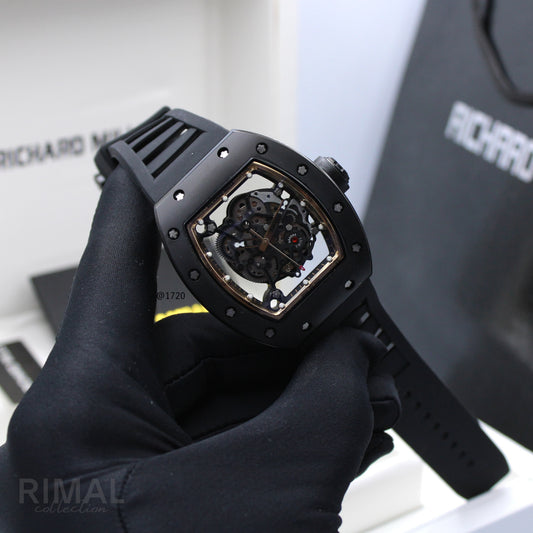 Richard Mille | Rm 12 01 Tourbillon Carbon Tpt Watch – Gold / Black / White – Product Image 1