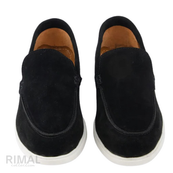 Loro Piana Summer Walk Loafer – Black – View 2