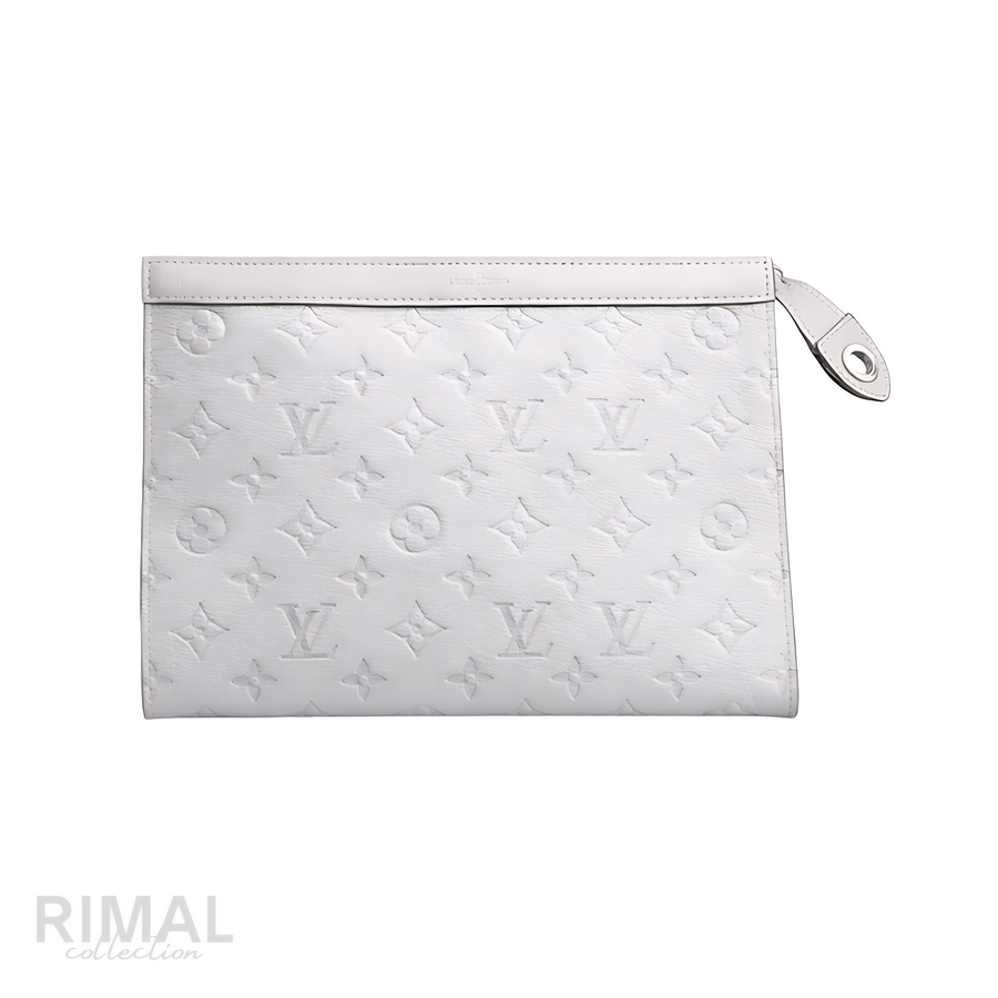 لوي فيتون أبيض بتصميم LV شنطة