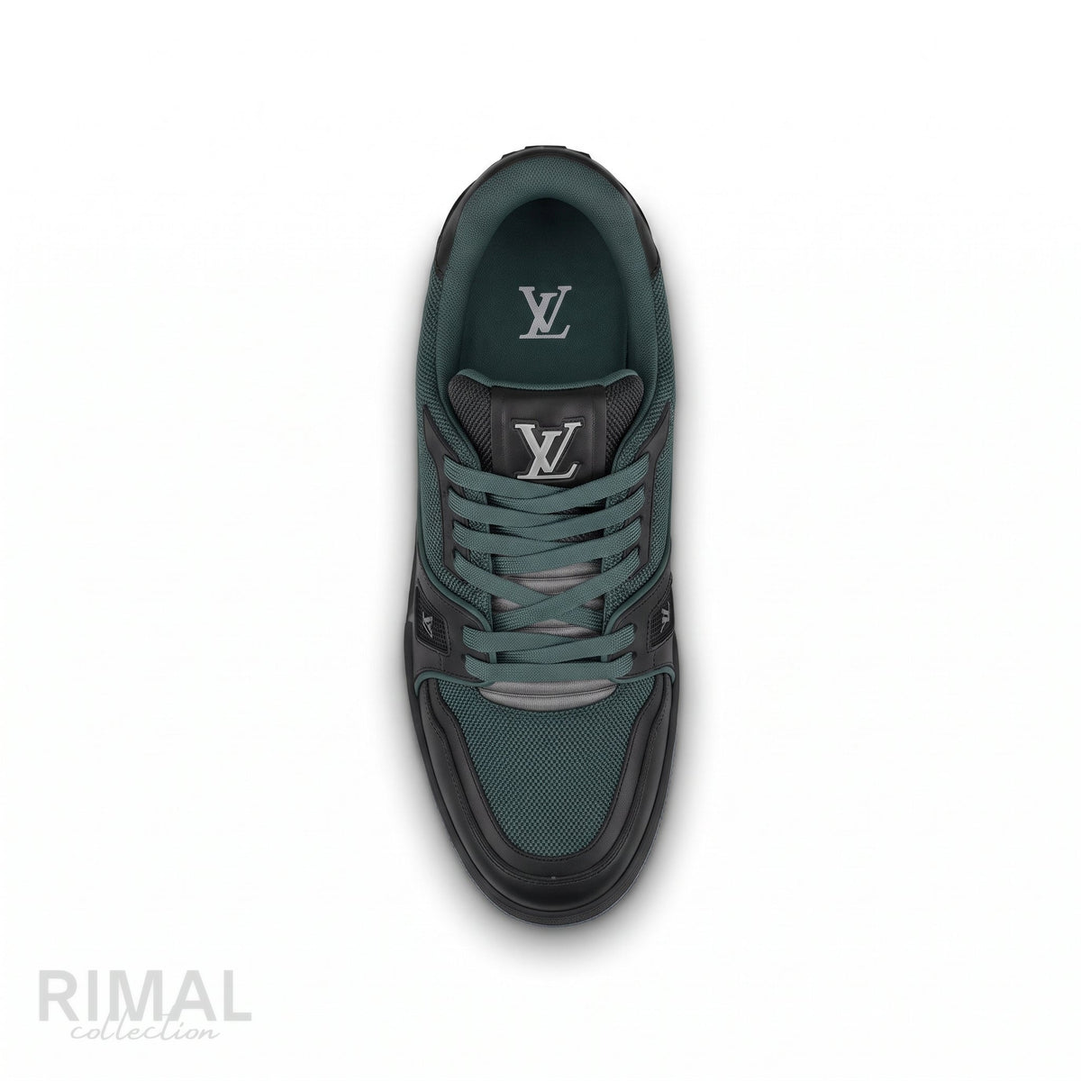Louis Vuitton LV Trainer Sneakers – Dark Green & Black - View 2
