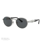 Prada Sunglasses Silver-Tone – Dark Grey Lenses