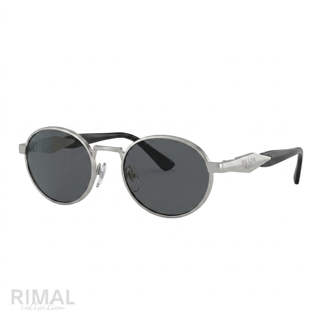 Prada Sunglasses Silver-Tone – Dark Grey Lenses - View 1