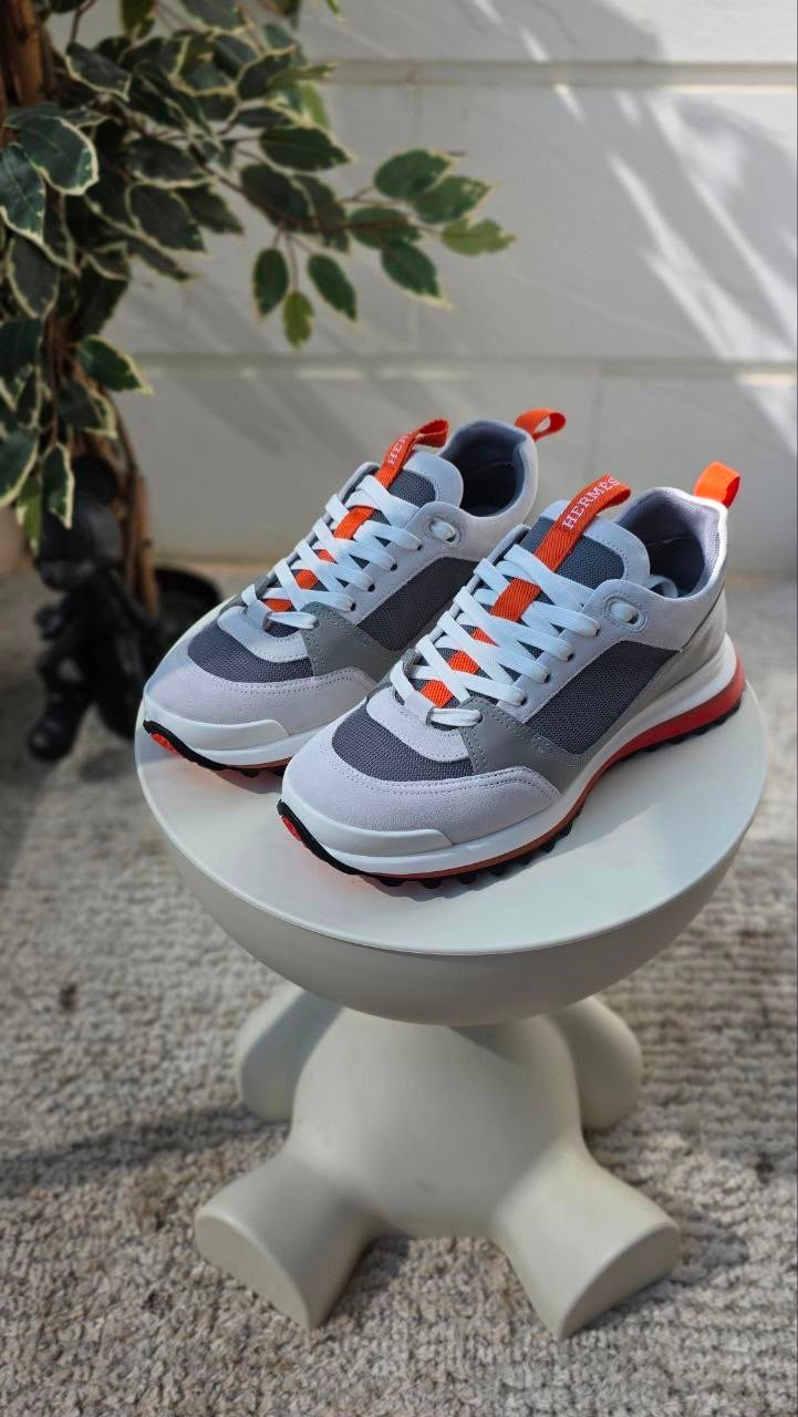 Hermès Leader Sneakers – Grey - View 5
