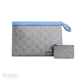 Louis Vuitton Blue Grey LV Pouch
