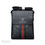 Gucci Bag GG Embossed Black Crocodile