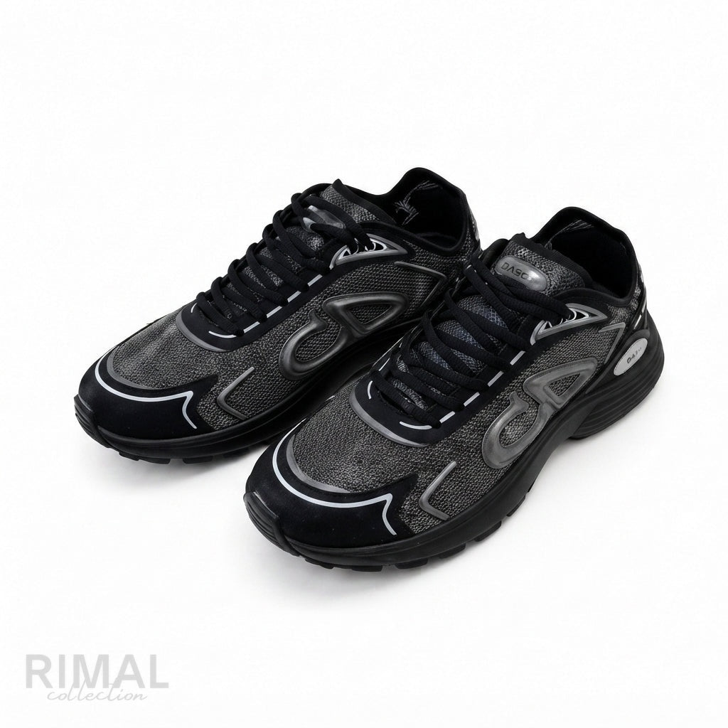 Dior B30 Sneakers – Black & Grey - View 1