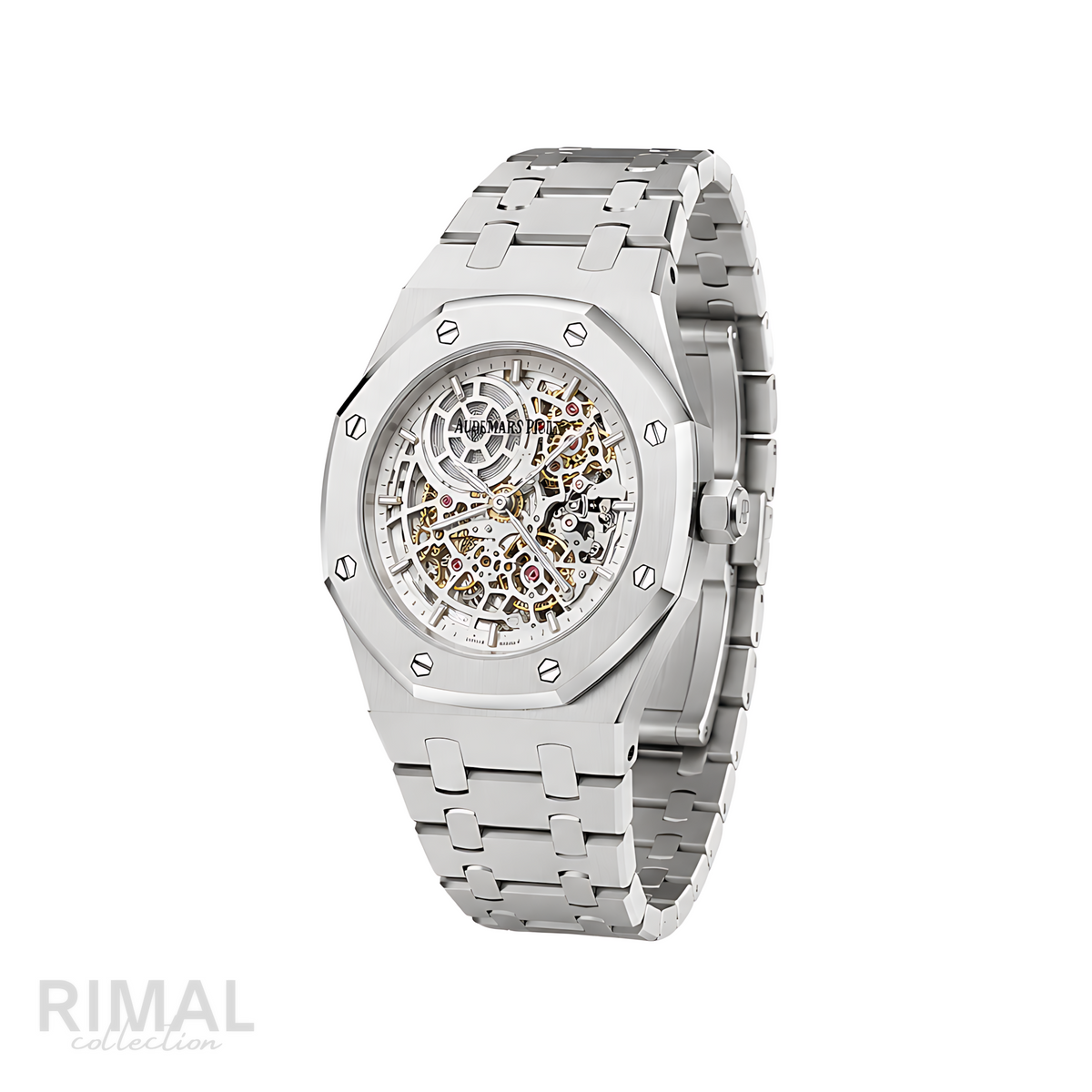 Audemars Piguet Royal Oak Double Balance Wheel Skeleton Silver Watch - image 2