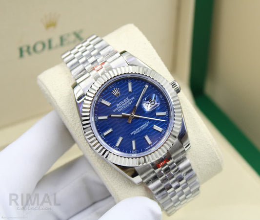 Rolex | Datejust 41 Mint Oystersteel Watch – Green – Product Image 1