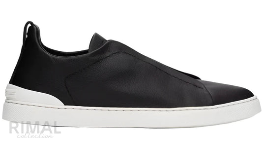 Zegna Triple Stitch Sneaker - Black Edition 5 | Men