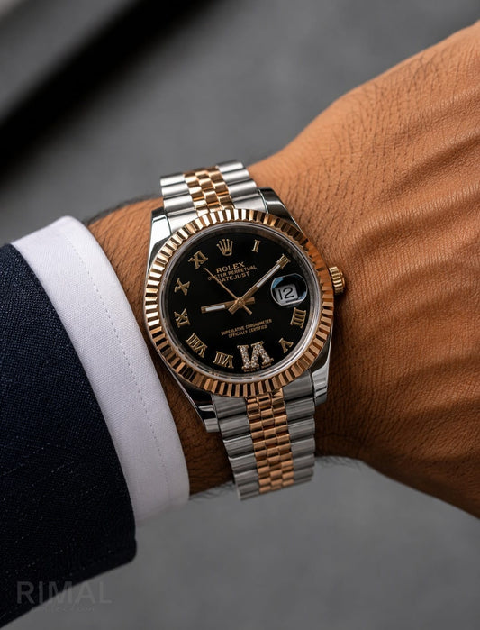Rolex | Datejust 41 Roman Numeral Dial Watch – Yellow / Gold / White – Product Image 1