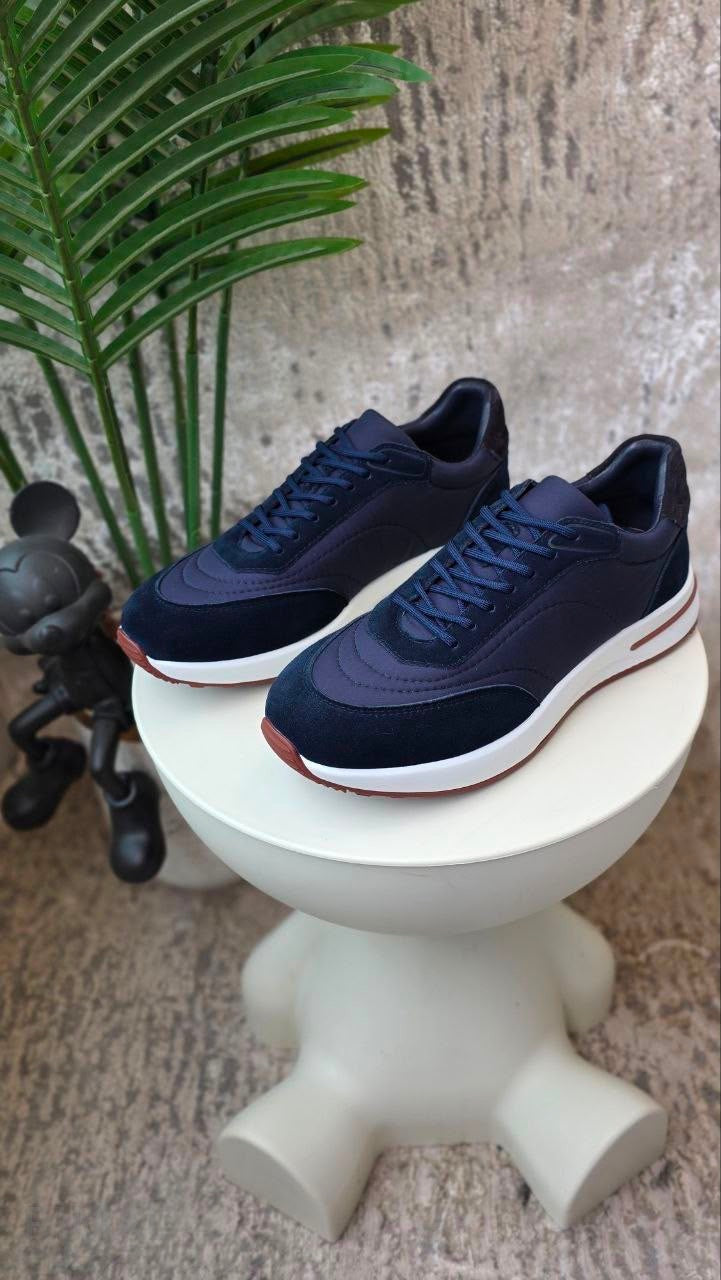 Loro Piana Sneakers – Navy Blue - View 4