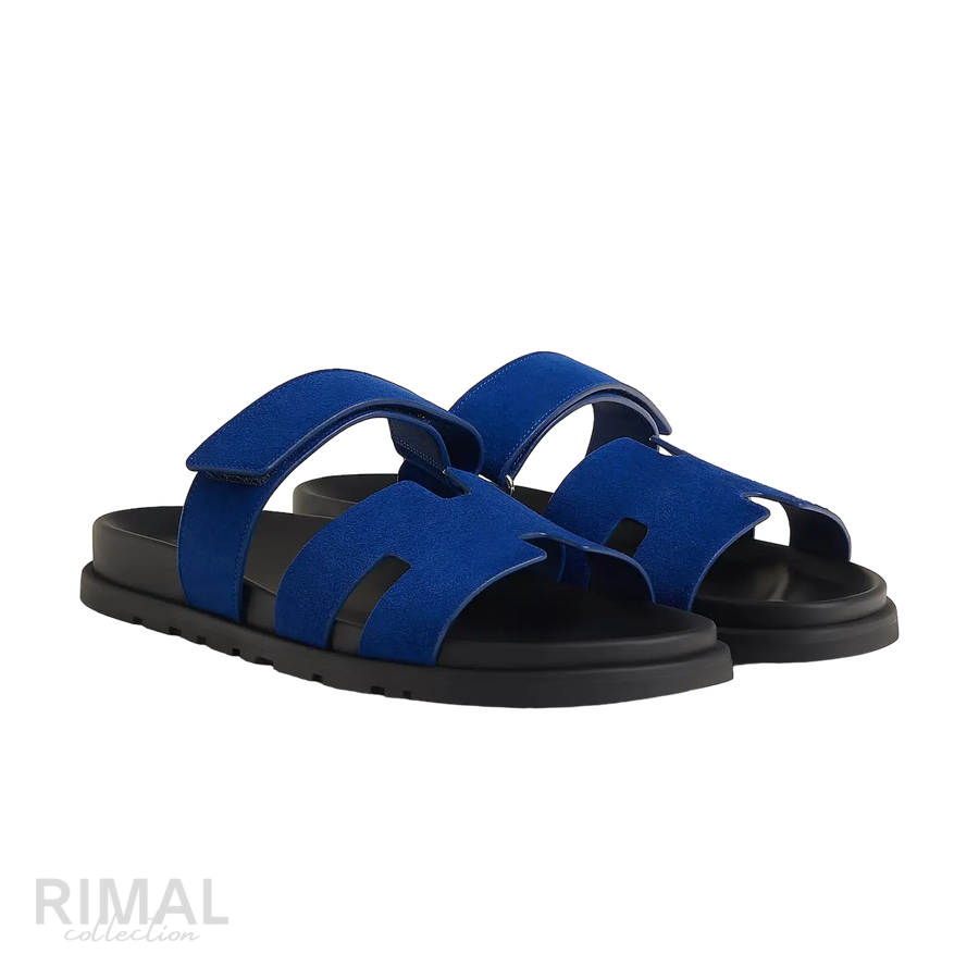 Hermès Chypre Sandals – Bleu Smalt