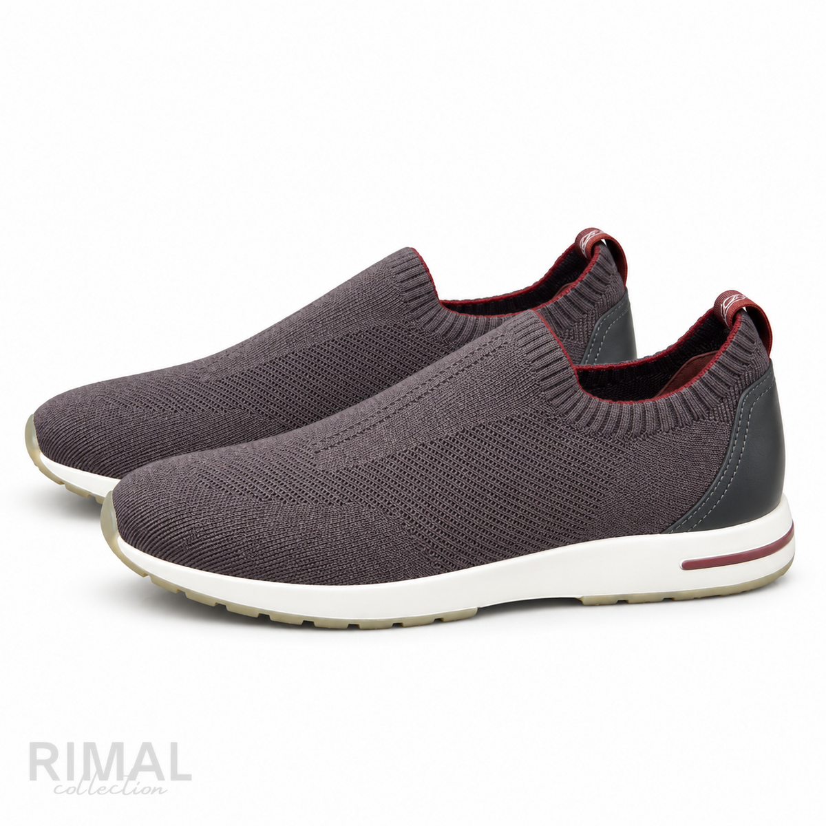 Loro Piana 360 LP Flexy Walk Wish Wool Sneakers – Grey - View 4
