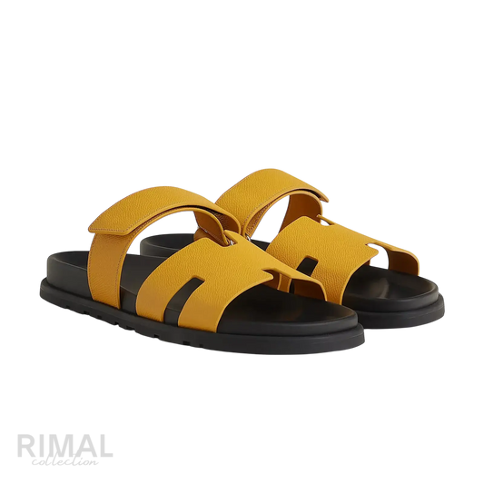 Hermès Chypre Sandals – Jaune Topaze - View 1