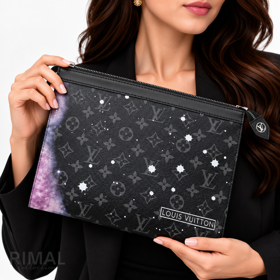 Louis Vuitton – Voyage Pochette Monogram Galaxy MM Black