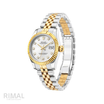 Rolex Datejust Two-Tone Fluted Bezel Jubilee Watch