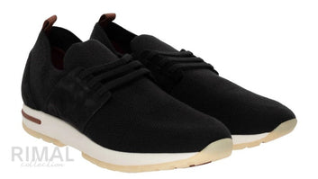 Loro Piana Sneakers Made Of Textile Black Black Sneaker | Men