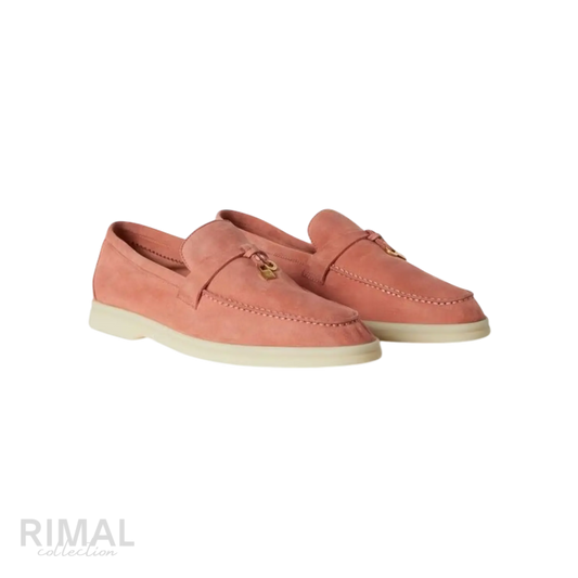 Loro Piana Summer Charms Loafers – Sorbet Pink - View 1