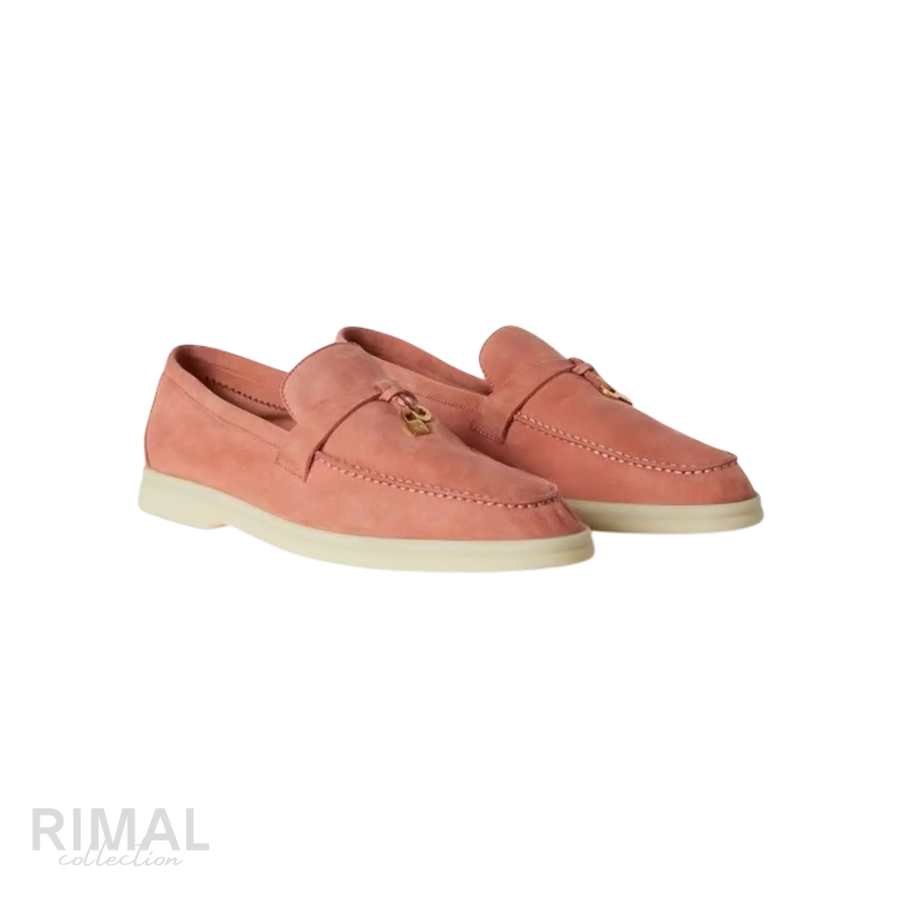 Loro Piana Summer Charms Loafers – Sorbet Pink