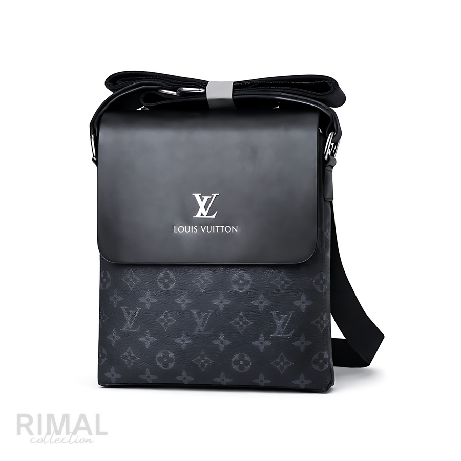 Louis Vuitton Black LV Canvas Crossbody Bag