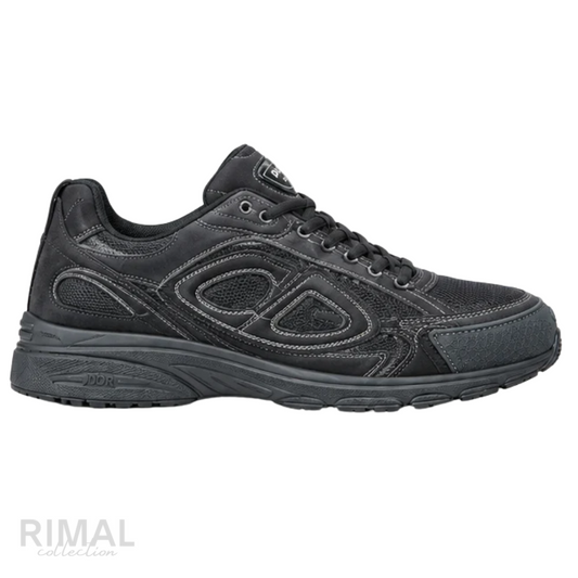 Dior x Stone Island B30 Sneaker – Triple Black – View 1