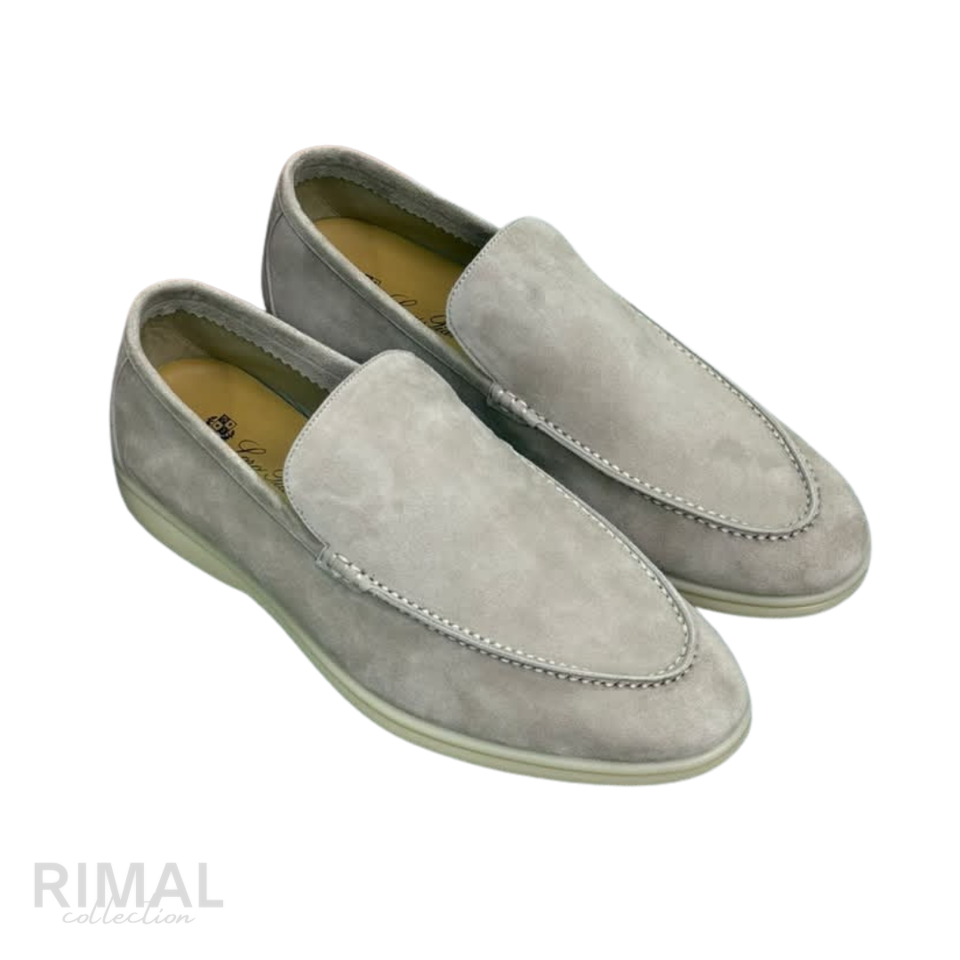 Loro Piana Summer Walk Suede Loafers – Linen - View 4