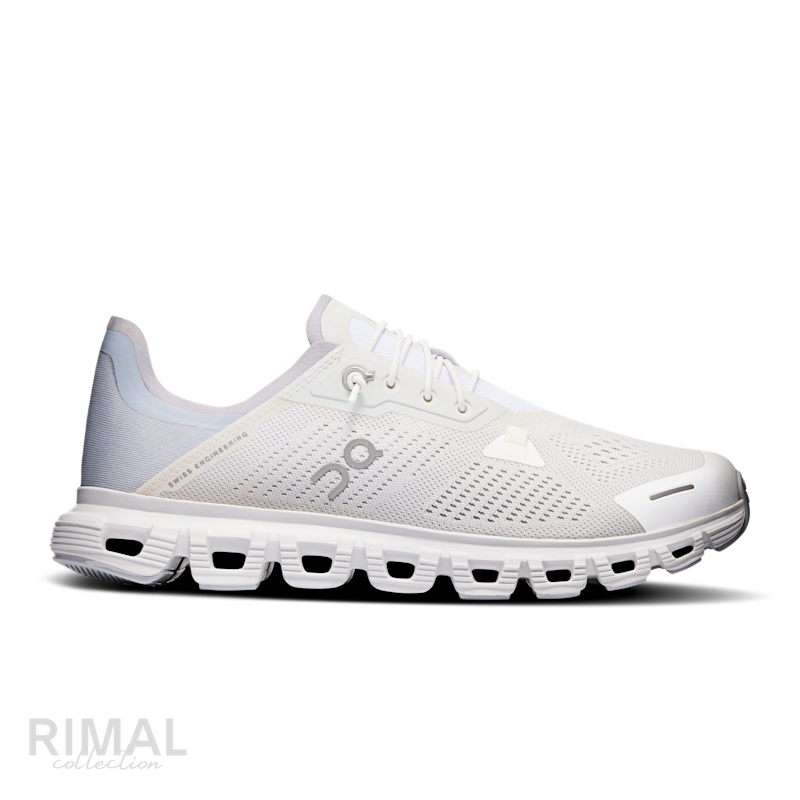 On Cloud Footwear | Cloud 6 Coast – White / Glacier