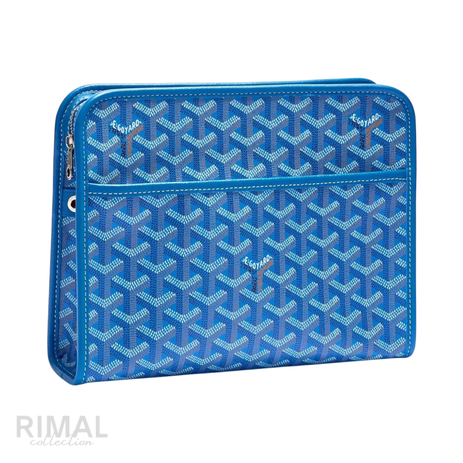 Goyard Jouvence Toiletry Bag MM – Sky Blue
