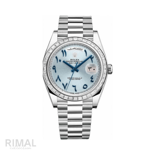 Rolex | Numerals Ice Blue Dial - Free & Fast UAE Shipping