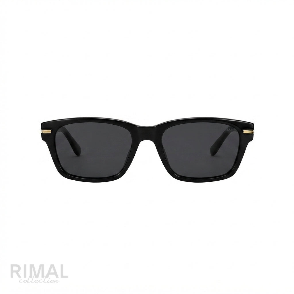 Prada Sunglasses Gold-Tone – Black - View 1