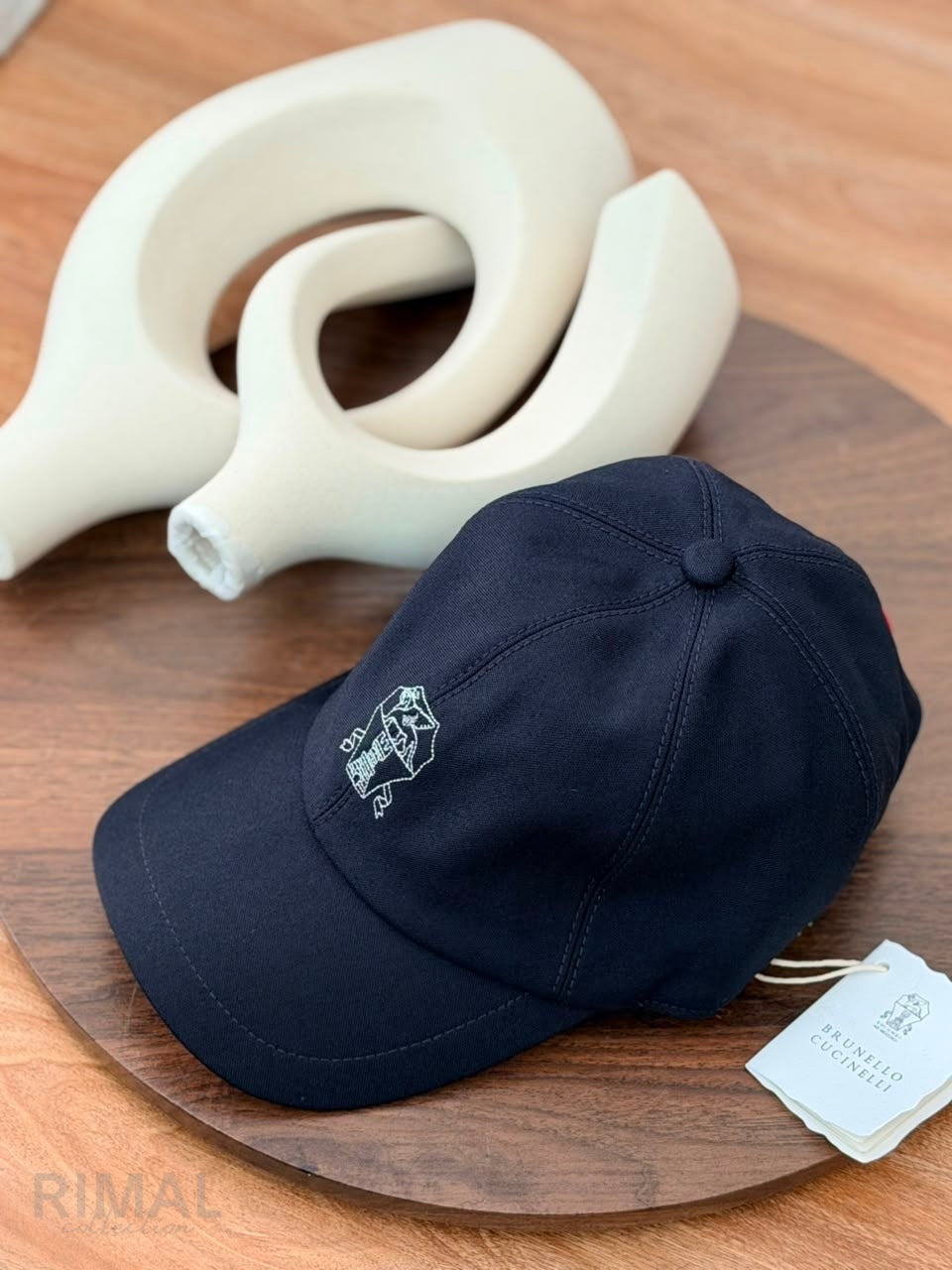 Brunello Cucinelli | Navy Blue baseball cap - View 5