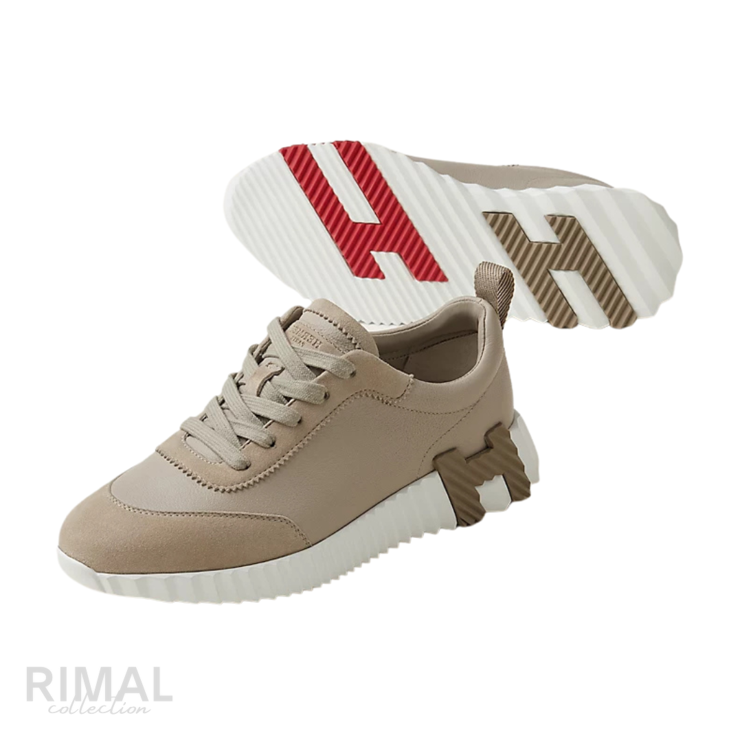 Hermès | Bouncing Sneakers Beige Galet - View 8