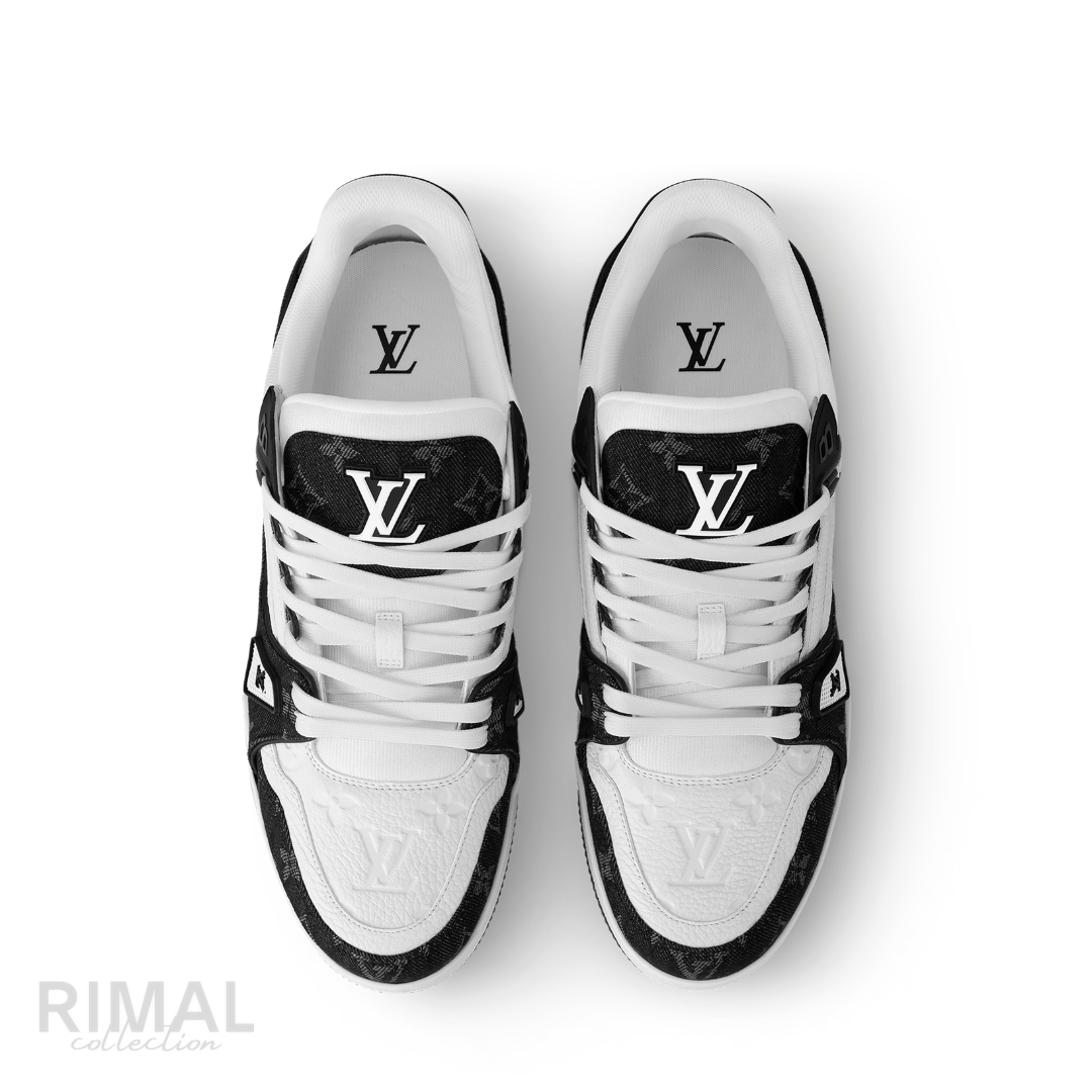 Louis Vuitton LV Trainer Sneakers – Black & White - View 4
