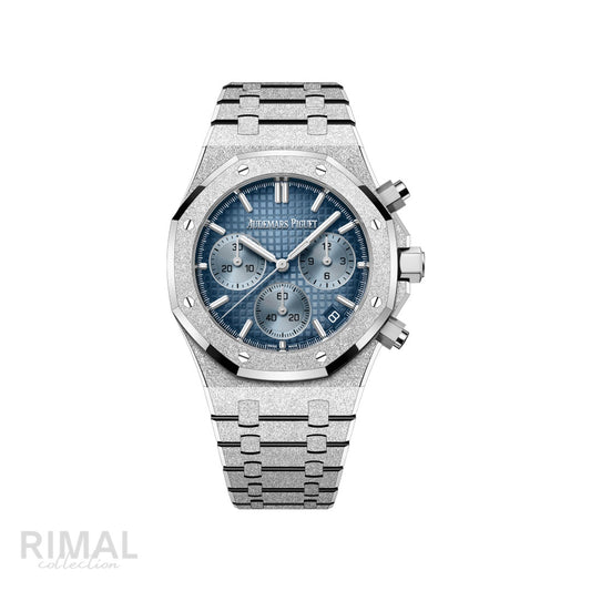 Audemars Piguet | Royal Oak Frosted Blue Dial - Free & Fast UAE Shipping