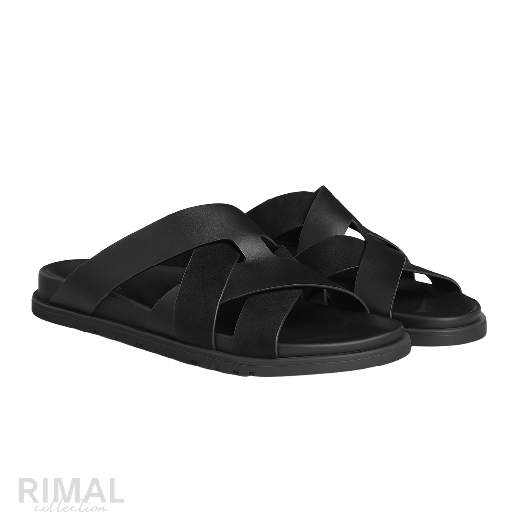 Hermès Kazimir Sandals – Black - View 3