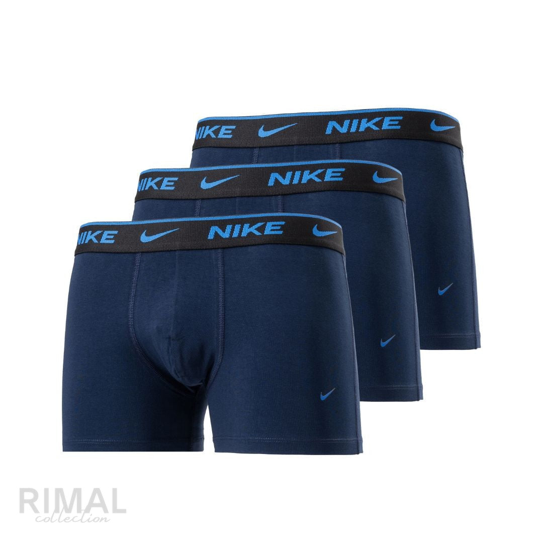 Nike Dri-Fit Ultra Comfort Boxer 3 Pack Men - Navy / S