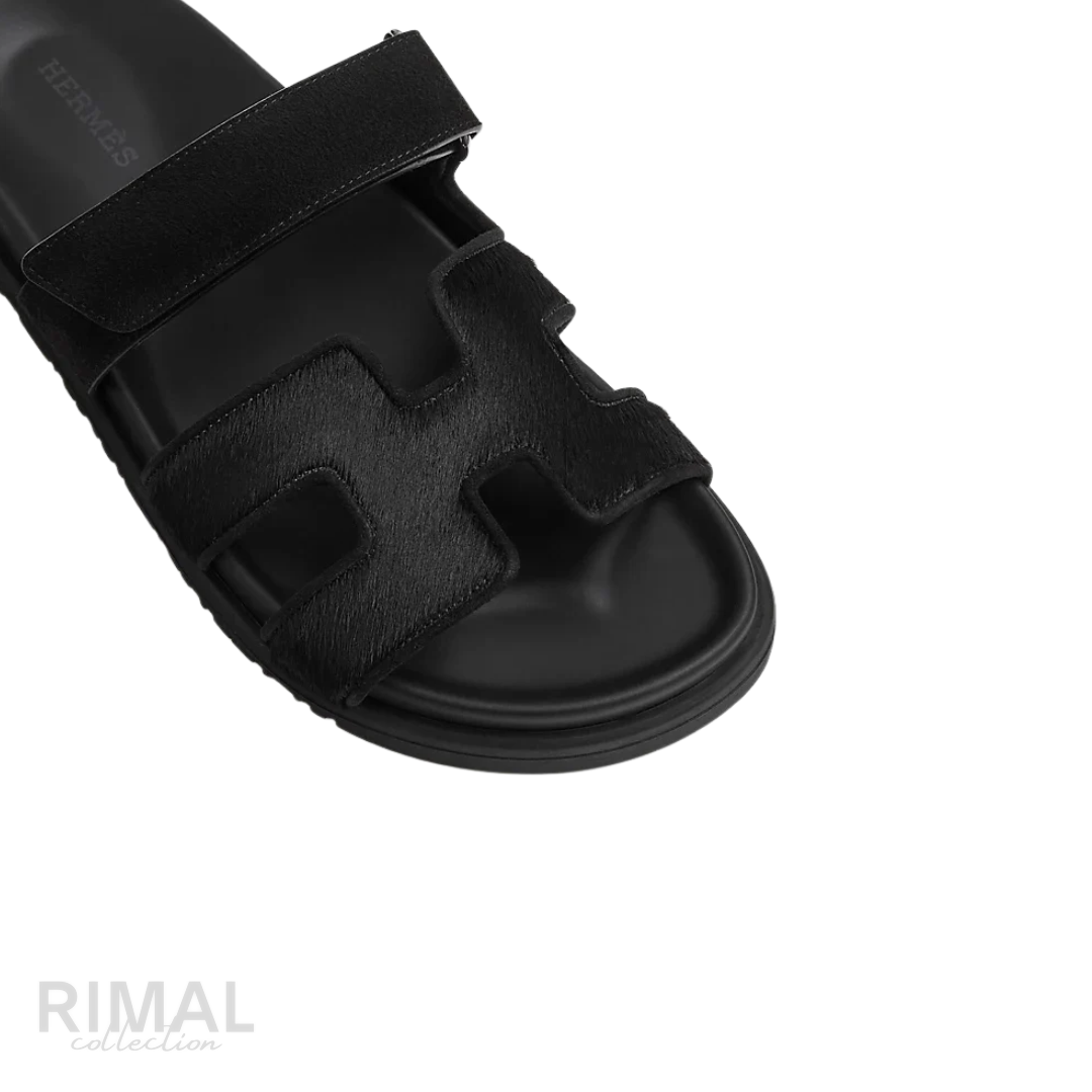 Hermès | Chypre Sandals Noir - View 4