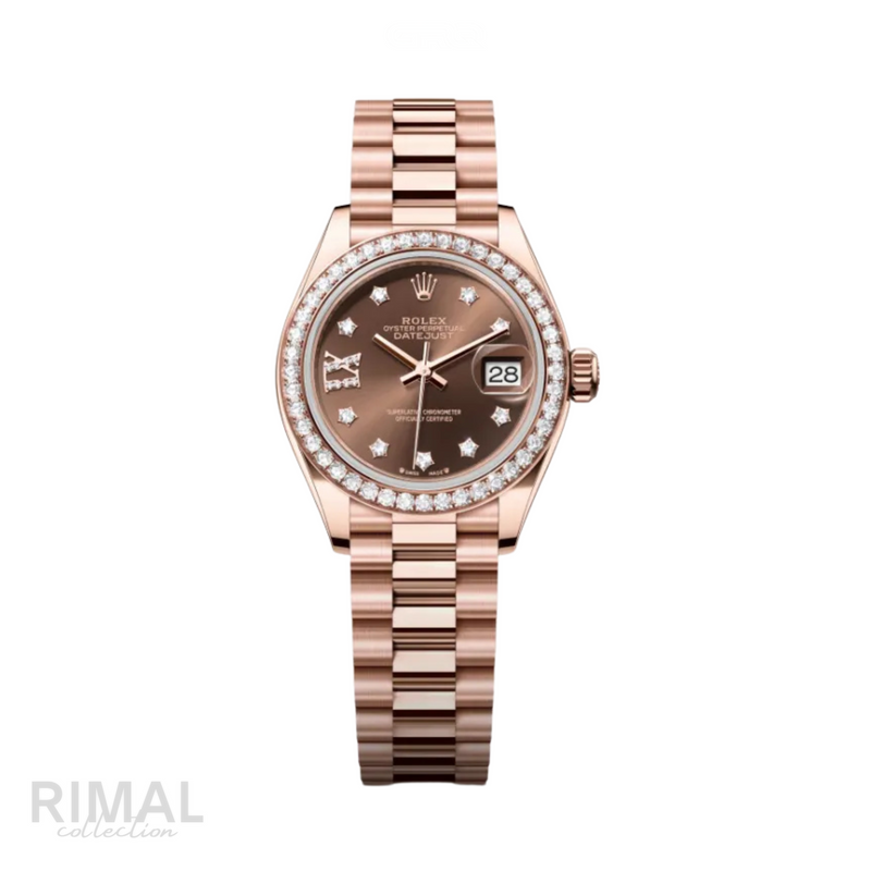 Rolex Datejust Chocolate Dial Watch