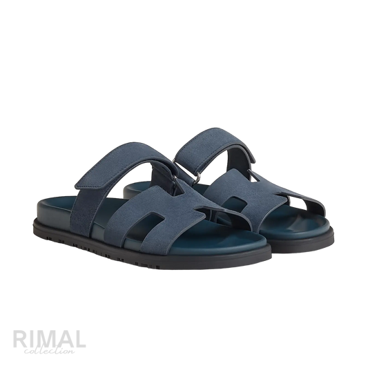 Hermès Chypre Sandals – Bleu Céleste - View 1