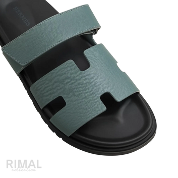 Hermès Chypre Sandals – Bleu Tonnerre - View 2