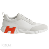 Hermès Footwear | Bouncing H Suede White