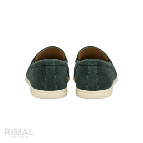 Loro Piana Loafers – Dark Green - View 2