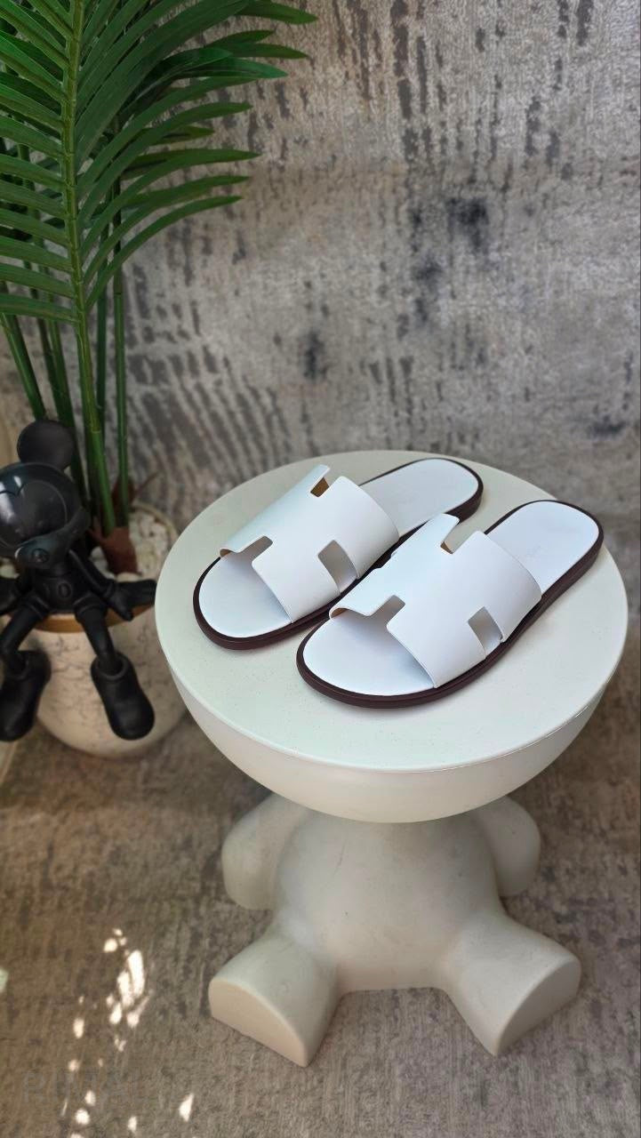 Hermès Izmir Sandals – White - View 5