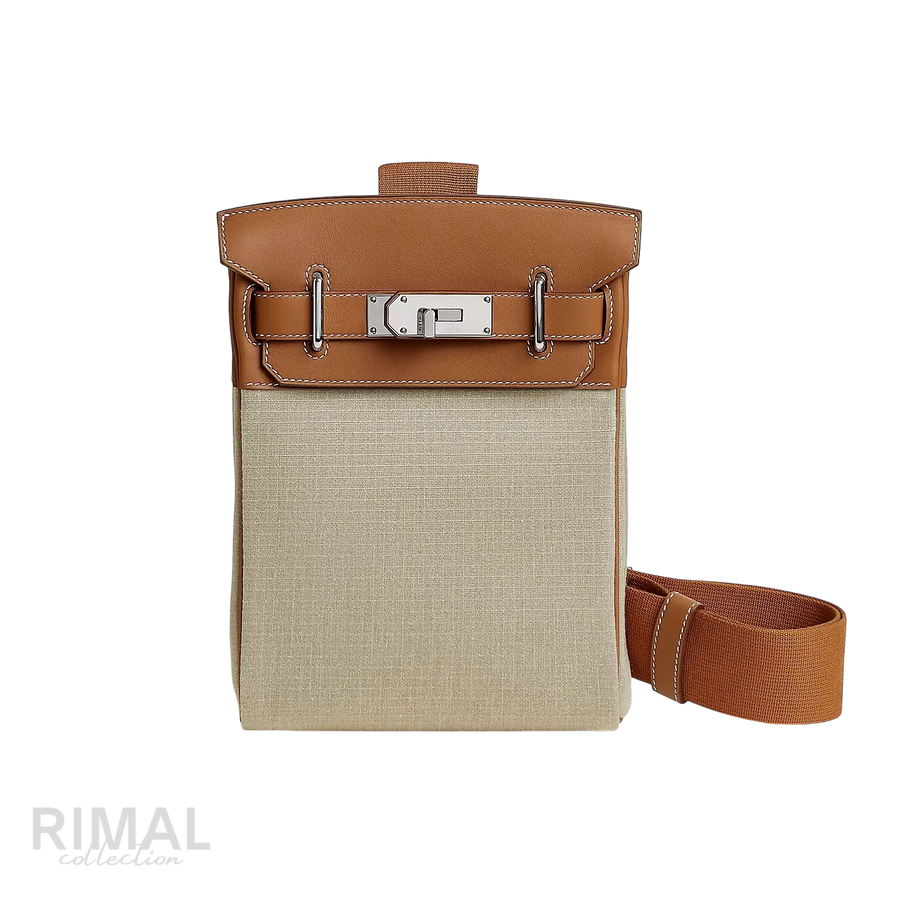 Hermès HAC À Dos Backpack – Ficelle / Gold