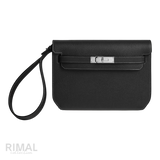 Hermès Depeche 25 Pouch – Noir