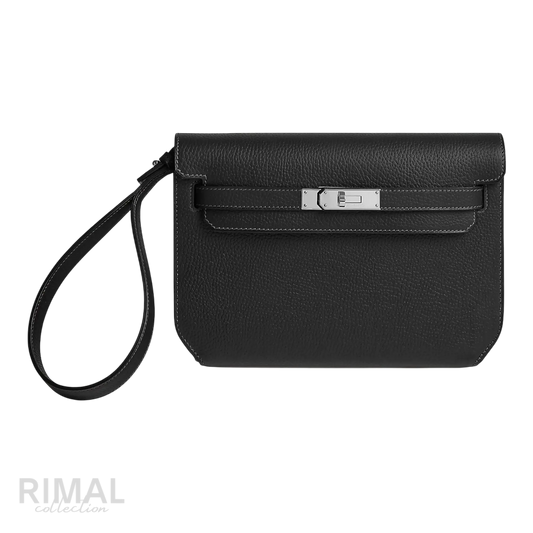 Hermès Depeche 25 Pouch – Noir - View 1