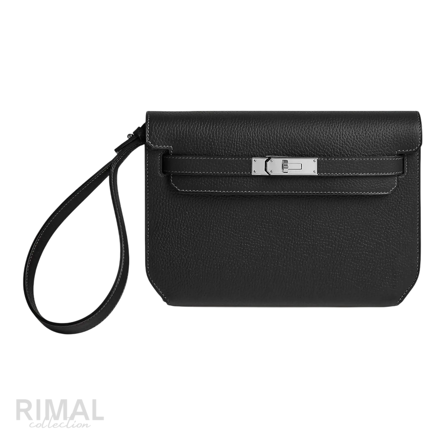 Hermès Depeche 25 Pouch – Noir