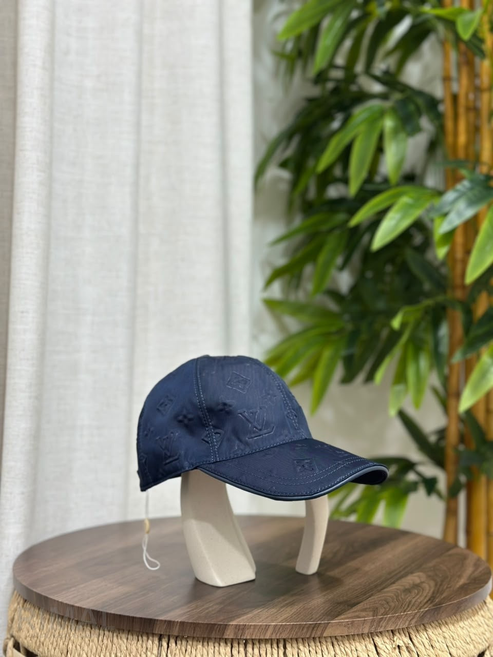 Louis Vuitton | Indigo Navy Washed Monogram Ghost Denim Baseball Cap - View 5