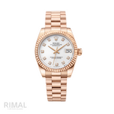 Rolex Datejust White Dial Watch