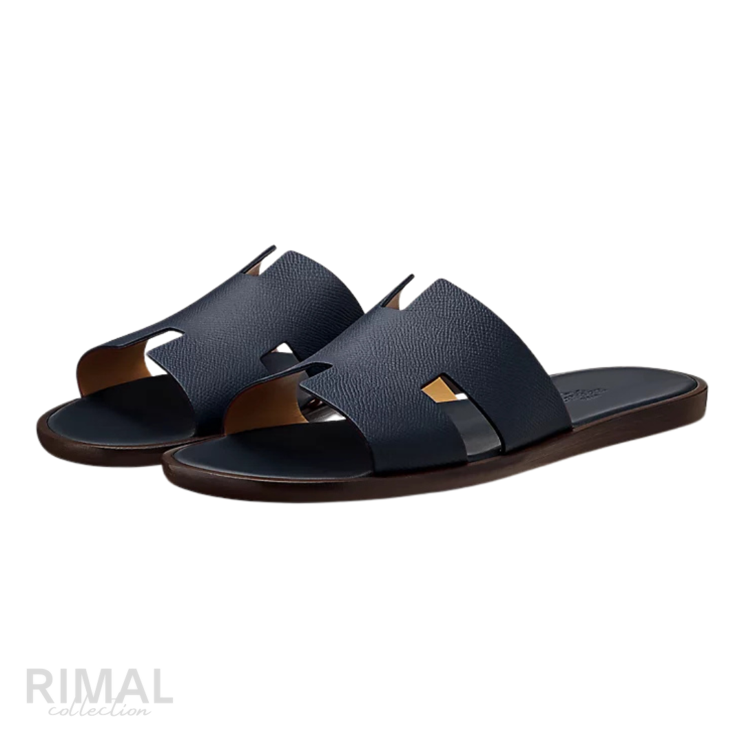 Hermès Izmir Sandals – Marine - View 3